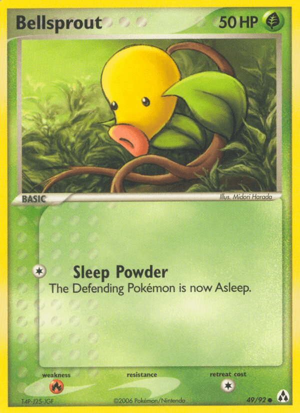 Carta Bellsprout 49/92 do set Legend Maker — Pokémon TCG | Bynx