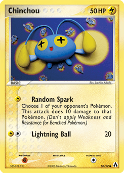 Chinchou 50/92 — Legend Maker