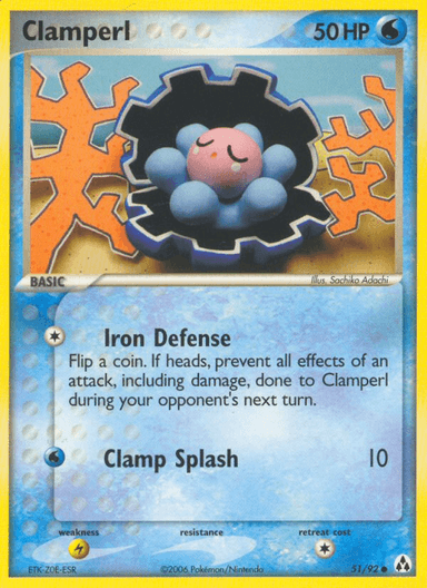 Carta Clamperl 51/92 do set Legend Maker — Pokémon TCG | Bynx