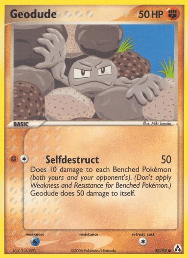 Carta Geodude 53/92 do set Legend Maker — Pokémon TCG | Bynx