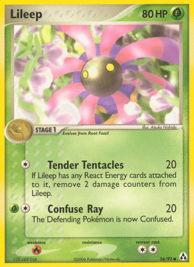 Carta Lileep 56/92 do set Legend Maker — Pokémon TCG | Bynx