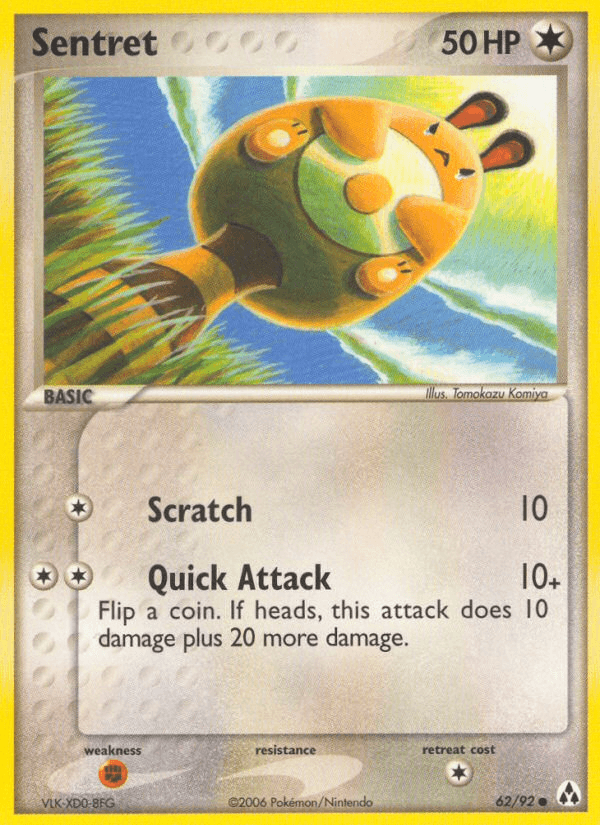 Carta Sentret 62/92 do set Legend Maker — Pokémon TCG | Bynx