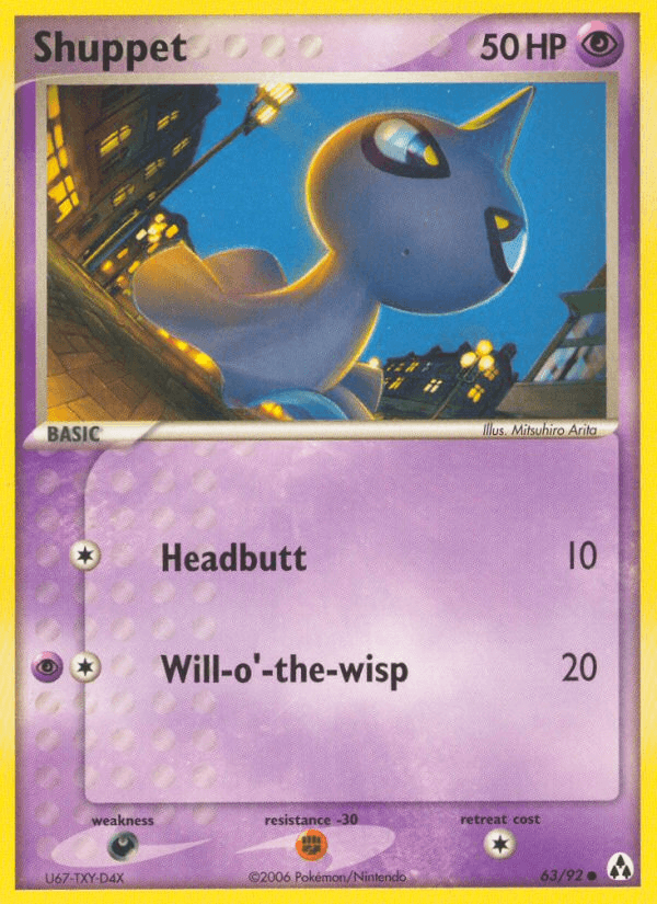 Carta Shuppet 63/92 do set Legend Maker — Pokémon TCG | Bynx