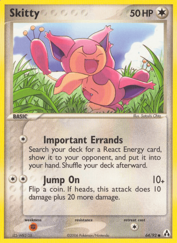 Carta Skitty 64/92 do set Legend Maker — Pokémon TCG | Bynx