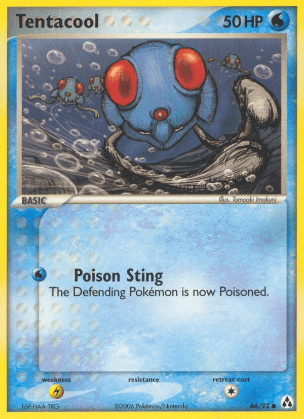 Carta Tentacool 66/92 do set Legend Maker — Pokémon TCG | Bynx