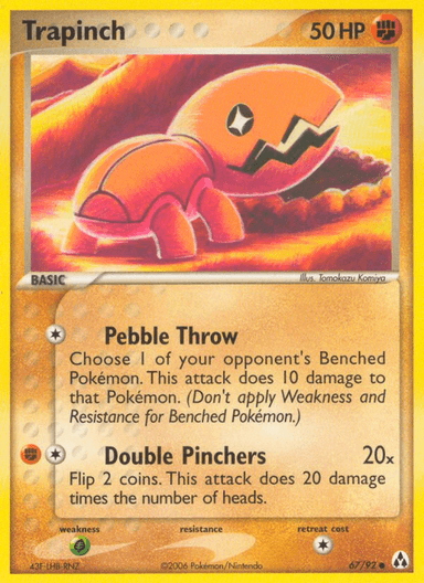 Carta Trapinch 67/92 do set Legend Maker — Pokémon TCG | Bynx