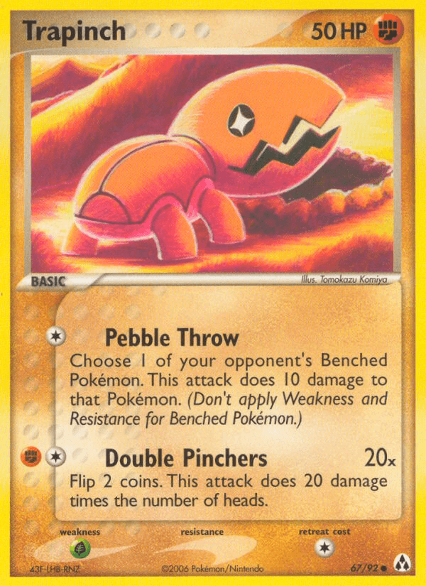 Carta Trapinch 67/92 do set Legend Maker — Pokémon TCG | Bynx