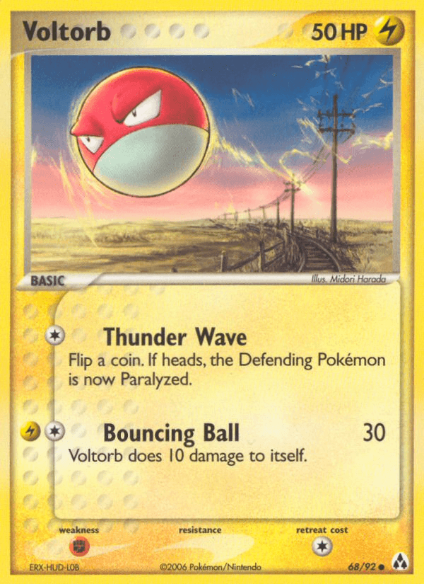 Carta Voltorb 68/92 do set Legend Maker — Pokémon TCG | Bynx