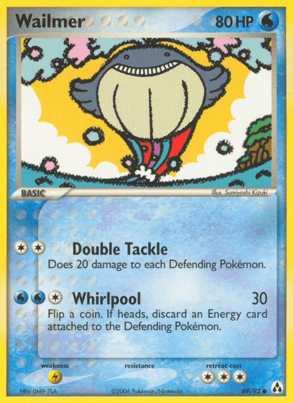 Carta Wailmer 69/92 do set Legend Maker — Pokémon TCG | Bynx