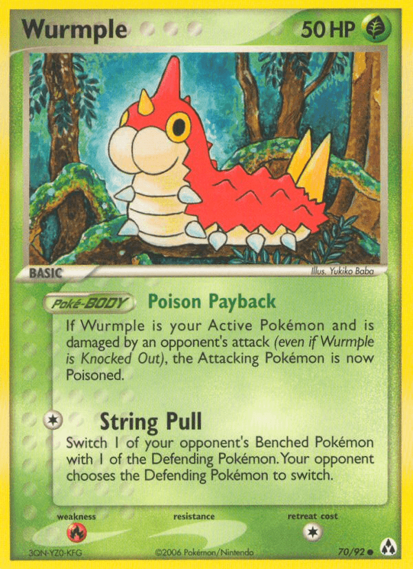 Carta Wurmple 70/92 do set Legend Maker — Pokémon TCG | Bynx