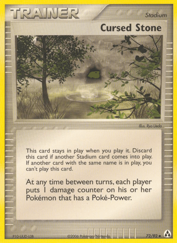 Carta Cursed Stone 72/92 do set Legend Maker — Pokémon TCG | Bynx
