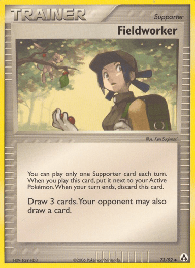 Carta Fieldworker 73/92 do set Legend Maker — Pokémon TCG | Bynx