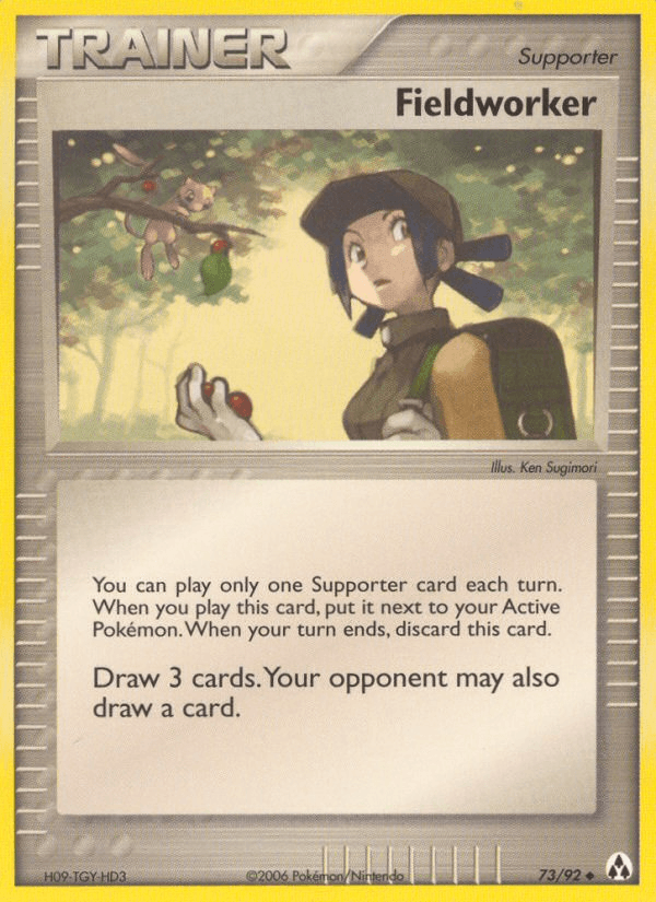 Carta Fieldworker 73/92 do set Legend Maker — Pokémon TCG | Bynx