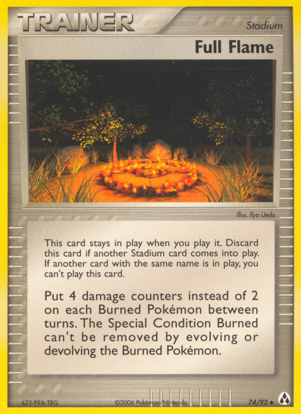 Carta Full Flame 74/92 do set Legend Maker — Pokémon TCG | Bynx