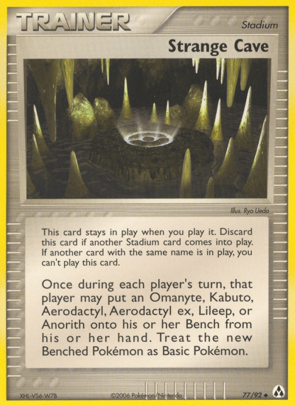 Carta Strange Cave 77/92 do set Legend Maker — Pokémon TCG | Bynx