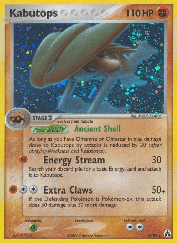 Carta Kabutops 7/92 do set Legend Maker — Pokémon TCG | Bynx