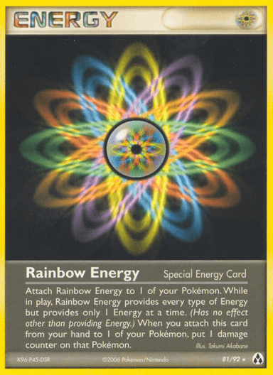 Carta Rainbow Energy 81/92 do set Legend Maker — Pokémon TCG | Bynx