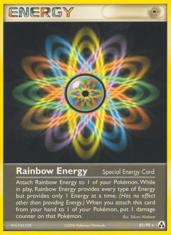 Carta Rainbow Energy 81/92 do set Legend Maker — Pokémon TCG | Bynx