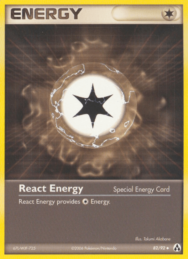 Carta React Energy 82/92 do set Legend Maker — Pokémon TCG | Bynx