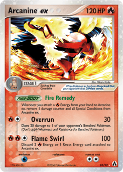 Arcanine ex 83 — Legend Maker