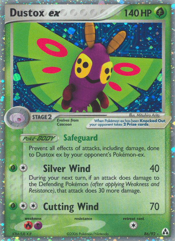 Carta Dustox ex 86/92 do set Legend Maker — Pokémon TCG | Bynx