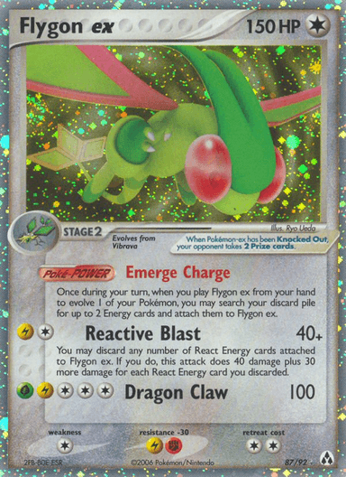 Carta Flygon ex 87/92 do set Legend Maker — Pokémon TCG | Bynx