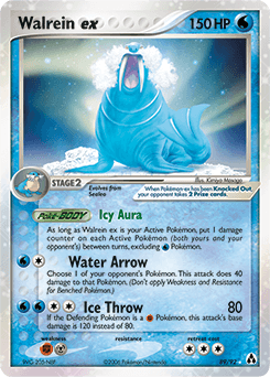 Carta Walrein ex 89 do set Legend Maker — Pokémon TCG | Bynx