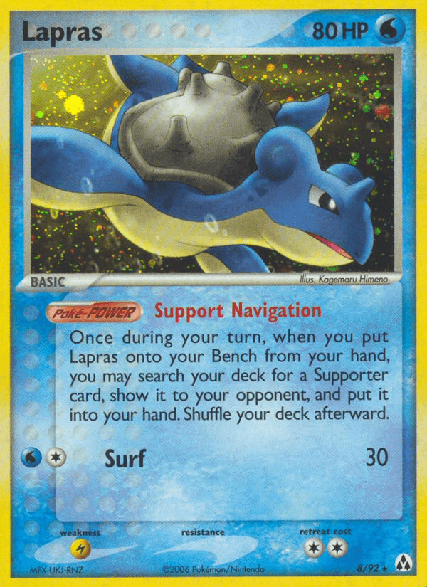Carta Lapras 8/92 do set Legend Maker — Pokémon TCG | Bynx