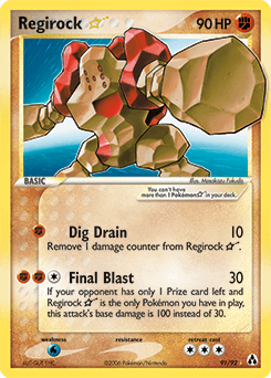 Regirock ★ 91/92 — Legend Maker