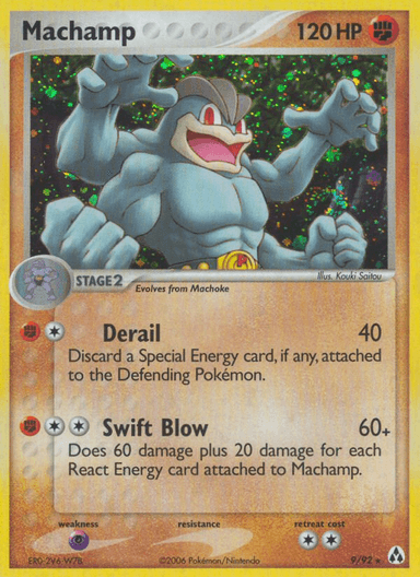Carta Machamp 9/92 do set Legend Maker — Pokémon TCG | Bynx