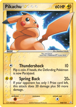 Pikachu ★ 104 — Holon Phantoms