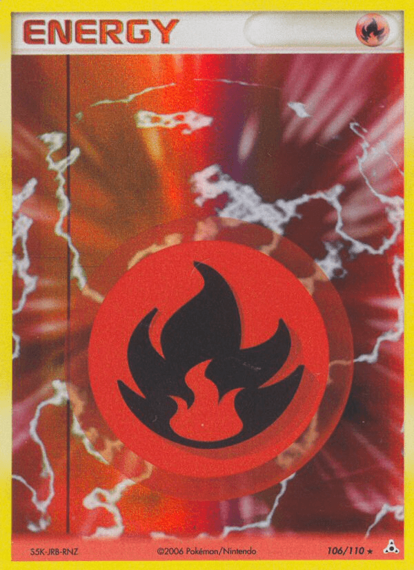 Carta Fire Energy 106/110 do set Holon Phantoms — Pokémon TCG | Bynx