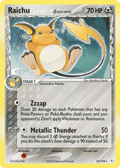 Raichu δ 15 — Holon Phantoms