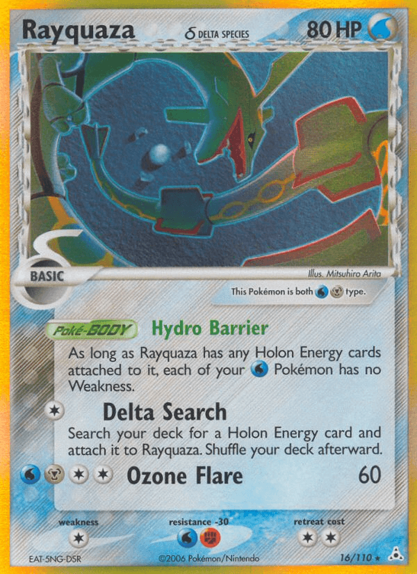 Carta Rayquaza δ 16/110 do set Holon Phantoms — Pokémon TCG | Bynx