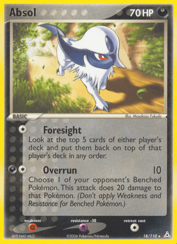 Carta Absol 18/110 do set Holon Phantoms — Pokémon TCG | Bynx