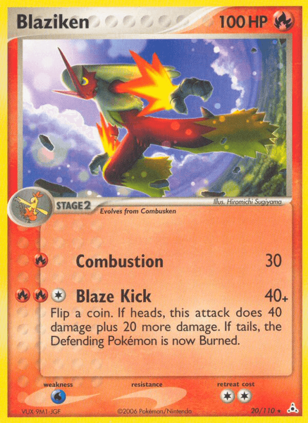 Carta Blaziken 20/110 do set Holon Phantoms — Pokémon TCG | Bynx