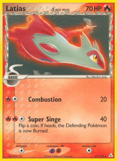 Carta Latias δ 21/110 do set Holon Phantoms — Pokémon TCG | Bynx