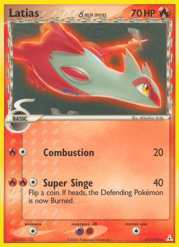 Carta Latias δ 21/110 do set Holon Phantoms — Pokémon TCG | Bynx