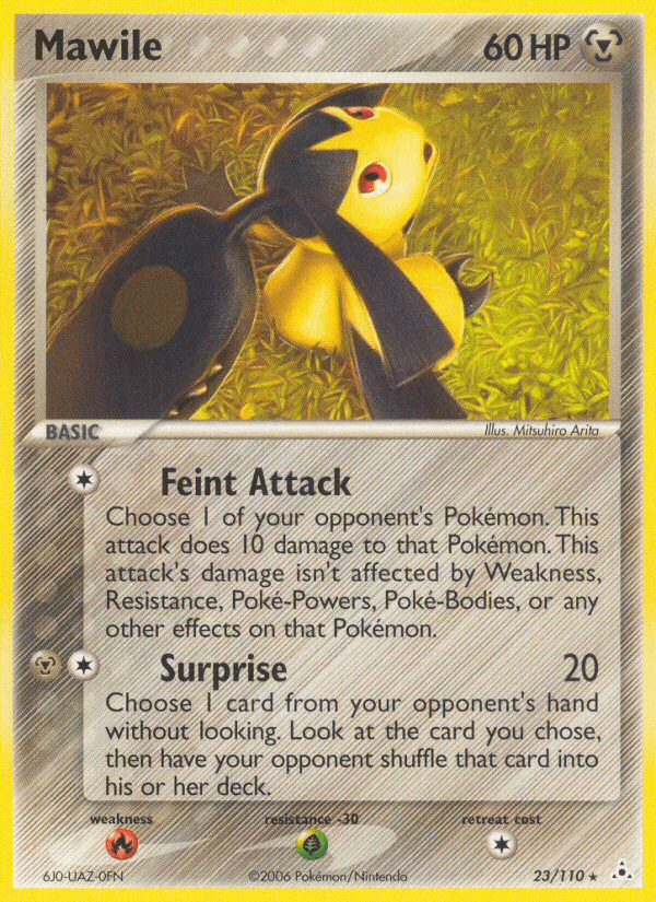 Carta Mawile 23/110 do set Holon Phantoms — Pokémon TCG | Bynx