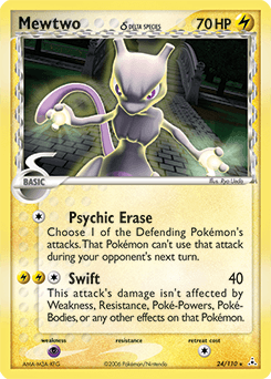 Mewtwo δ 24 — Holon Phantoms