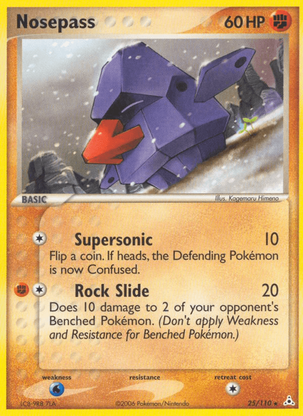 Carta Nosepass 25/110 do set Holon Phantoms — Pokémon TCG | Bynx