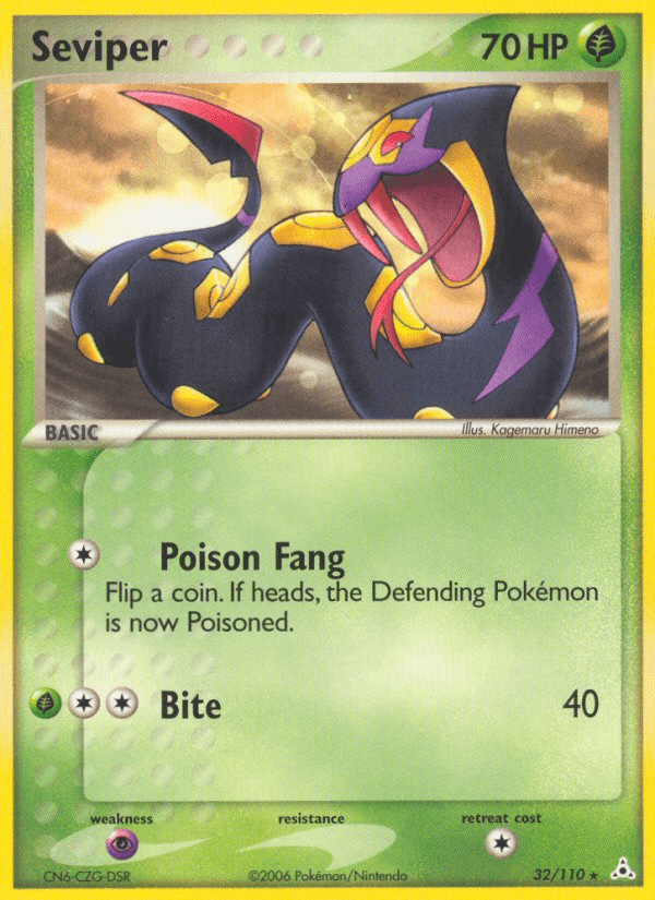 Carta Seviper 32/110 do set Holon Phantoms — Pokémon TCG | Bynx