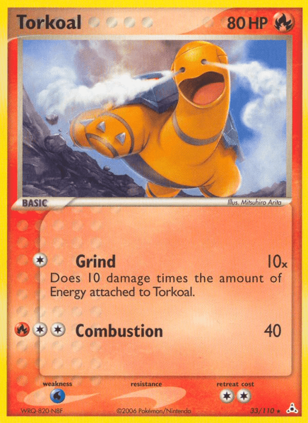 Carta Torkoal 33/110 do set Holon Phantoms — Pokémon TCG | Bynx