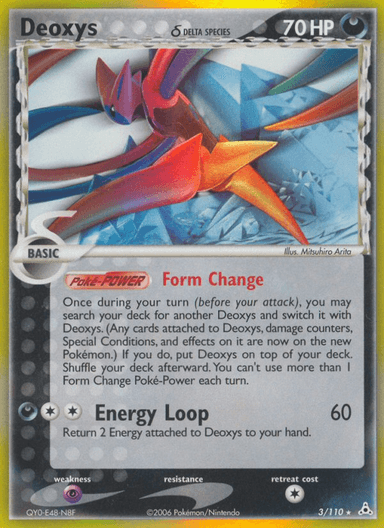 Carta Deoxys δ 3/110 do set Holon Phantoms — Pokémon TCG | Bynx