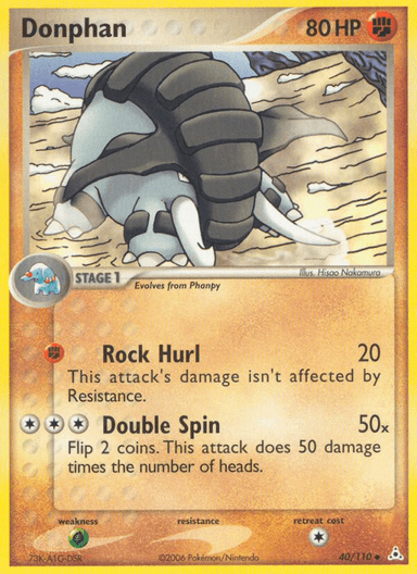 Carta Donphan 40/110 do set Holon Phantoms — Pokémon TCG | Bynx
