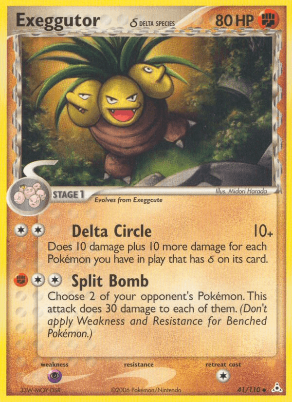 Carta Exeggutor δ 41/110 do set Holon Phantoms — Pokémon TCG | Bynx