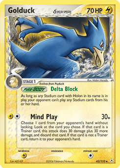 Golduck δ 43/110 — Holon Phantoms