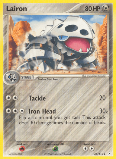 Carta Lairon 45/110 do set Holon Phantoms — Pokémon TCG | Bynx
