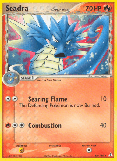 Carta Seadra δ 52/110 do set Holon Phantoms — Pokémon TCG | Bynx