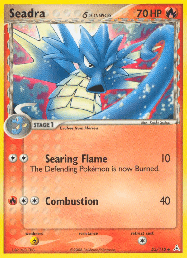 Carta Seadra δ 52/110 do set Holon Phantoms — Pokémon TCG | Bynx